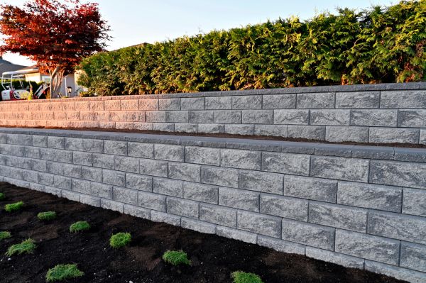 Concrete Retaining Wall Installation in Layton