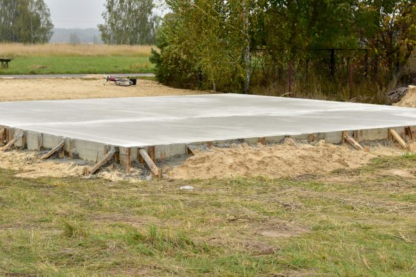 Concrete Base Installation in Layton