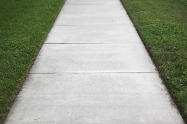 Concrete Path Installation in Layton