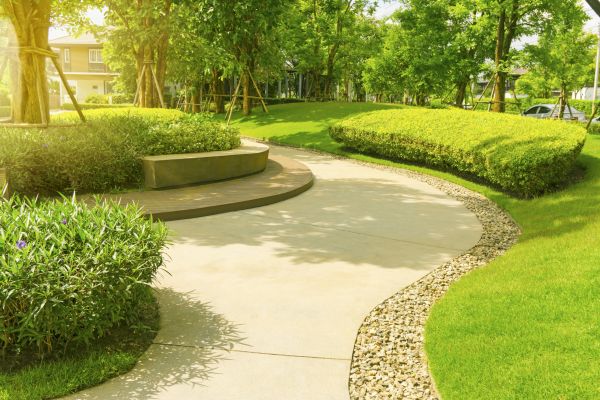 Cement Walkway Installation in Layton
