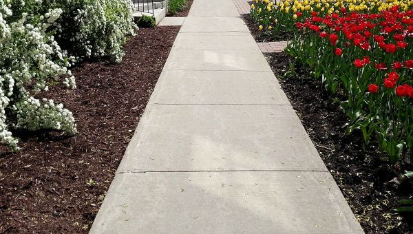 Cement Sidewalk Installation in Layton