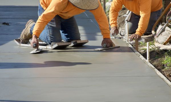 Cement Pad Construction in Layton