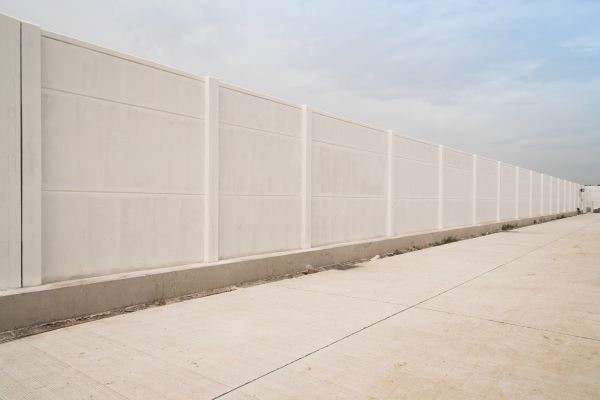 Concrete Fence Construction in Layton