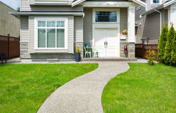 Concrete Path Construction in Layton