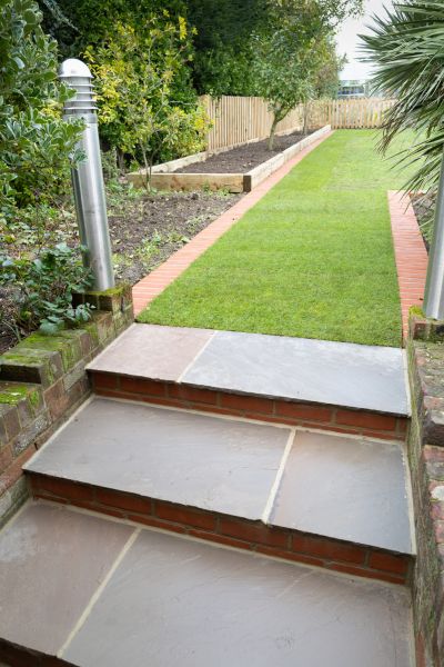 Backyard Steps Installation in Layton