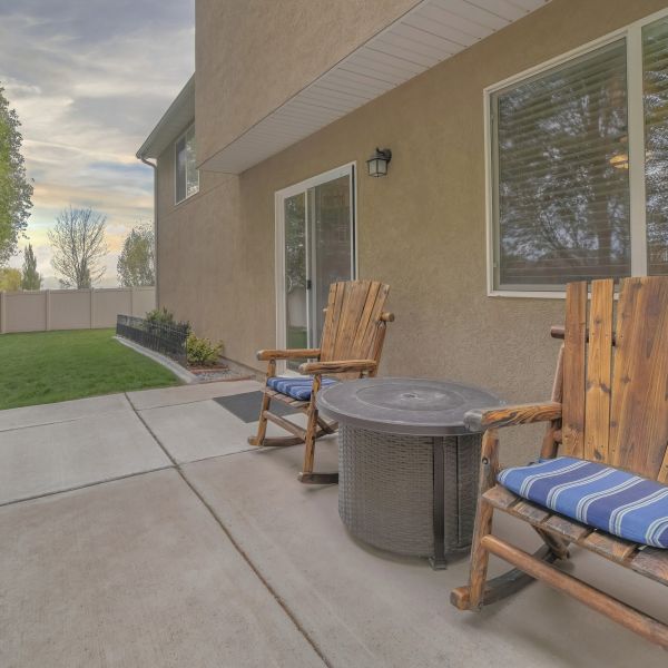 Backyard Slab Construction in Layton