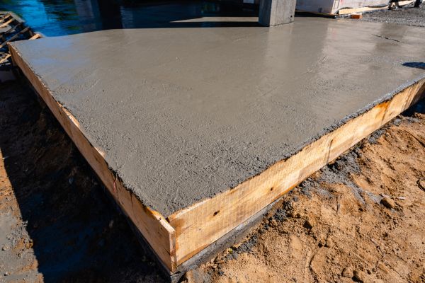 Outdoor Slab Installation in Layton