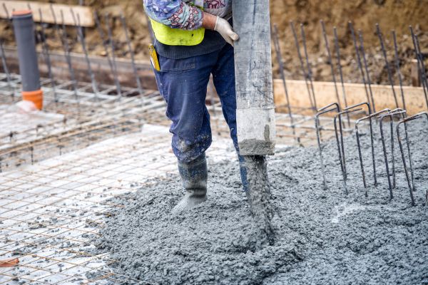 Cabin Foundation Pouring in Layton