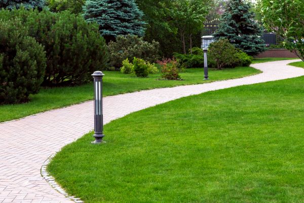 Backyard Sidewalk Installation in Layton