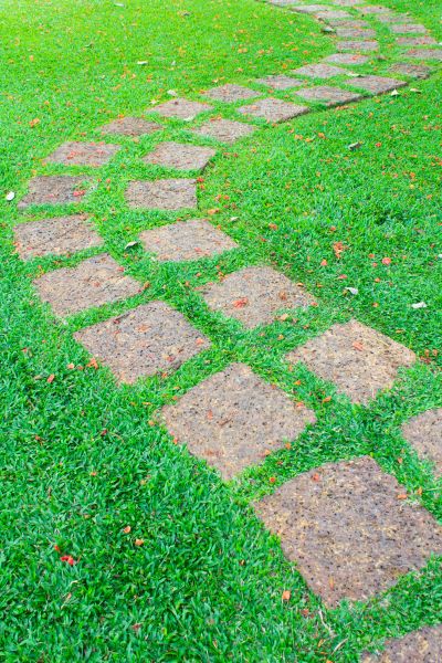 Backyard Pathway Construction in Layton