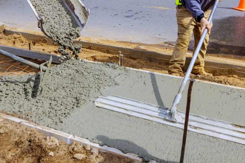 Spring Concrete Installation