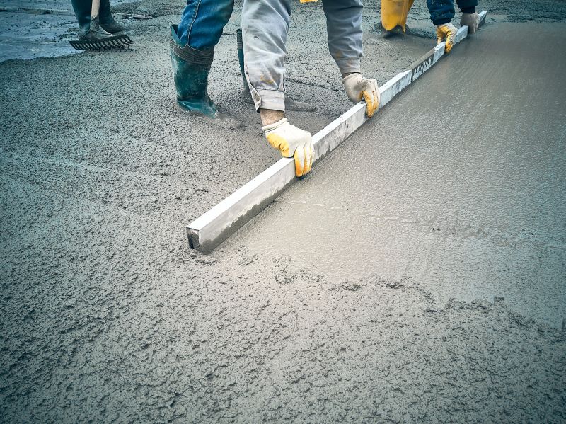 Fall Concrete Installation