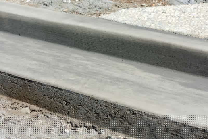 Sidewalk Curb Installation